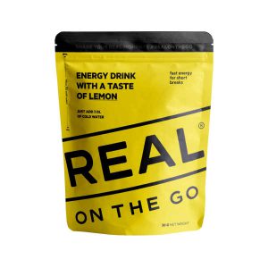 Energy Drink with a Taste of Lemon - Real on the Go