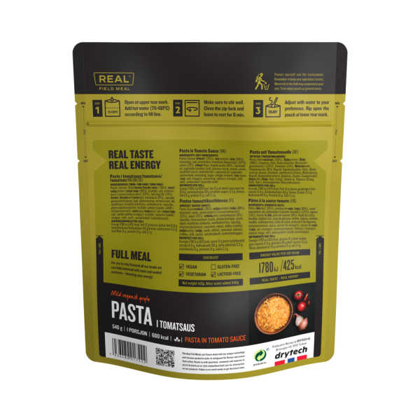 Pasta in Tomato Sauce - Real Field Meal